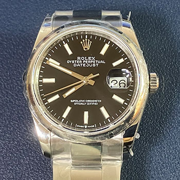 【独創的な外観を持つ】紳士腕時計 ロレックスコピーM126200-0004 デイトジャスト36mm ブラック文字盤